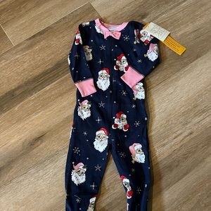 TBBC Baby Girl Santa Pajamas